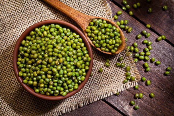 Green mung beans, a nutritious Indian pulse